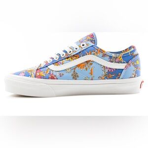 NWOB Vans x Liberty Fabric Old Skool Tapered Floral Blue, Size 6